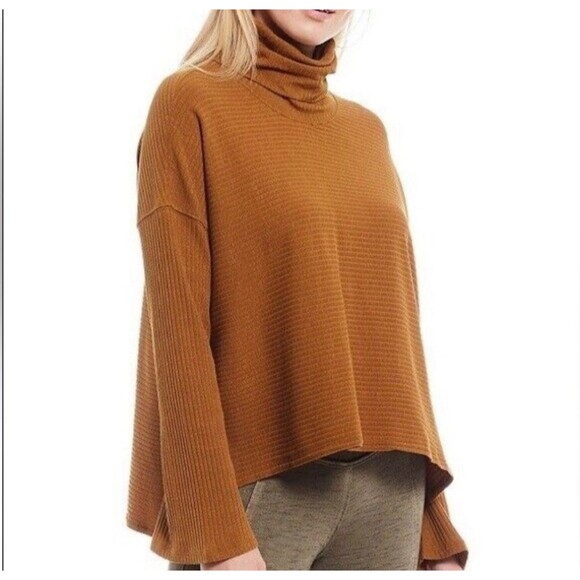 Free People Movement M Can't Handle This Turtleneck High Atlas Medium - Picture 1 of 11